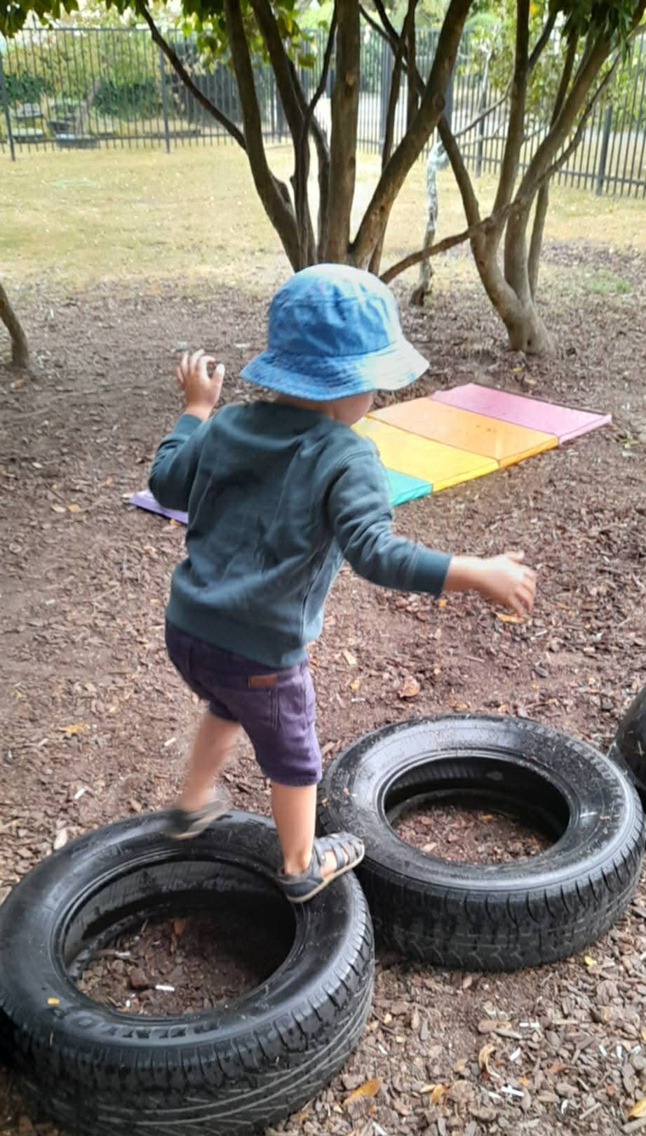 Pre-school children engaged in school readiness activities